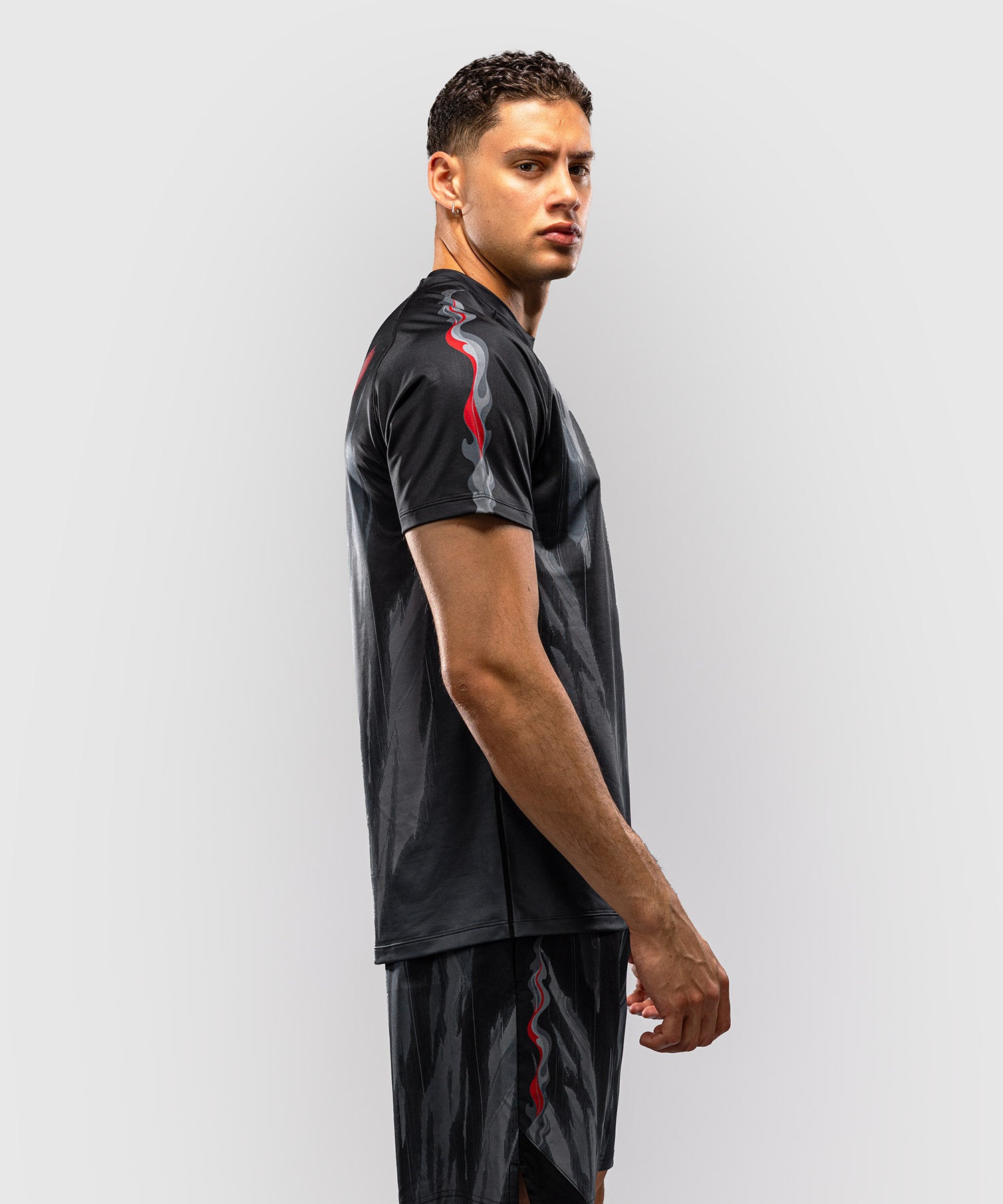 Venum Trička Demon Dry Tech – Černé/Šedé