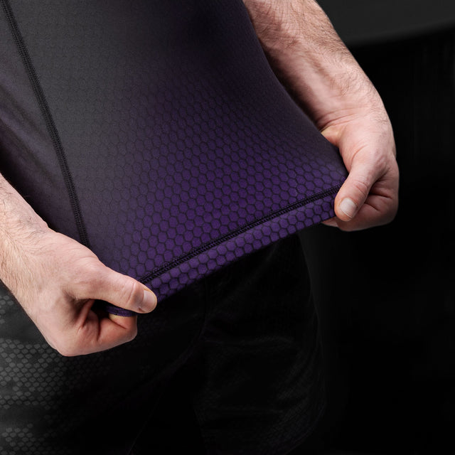 Rashguard Hayabusa Fusion Maniche Corte – Nero/Viola