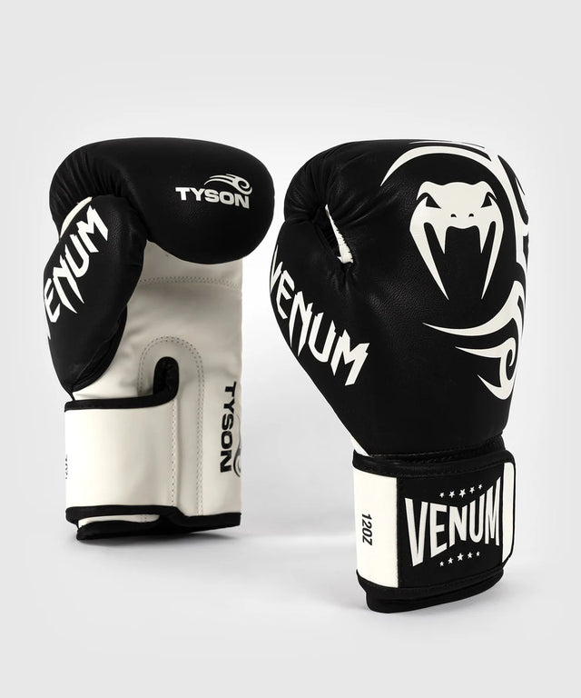 Venum x Mike Tyson Boxhandschuhe Replica – Schwarz/Weiß