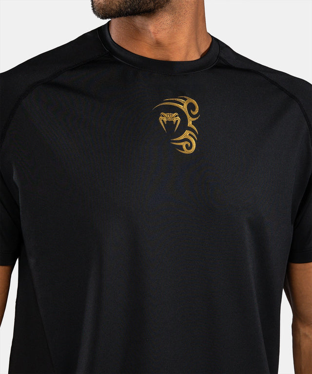 Tricou Venum x Mike Tyson Tiger Dry Tech – Negru/Auriu
