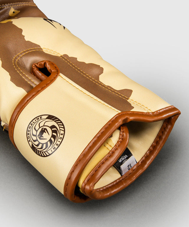 Guantoni da boxe Venum Elite – Beige chiaro/Marrone