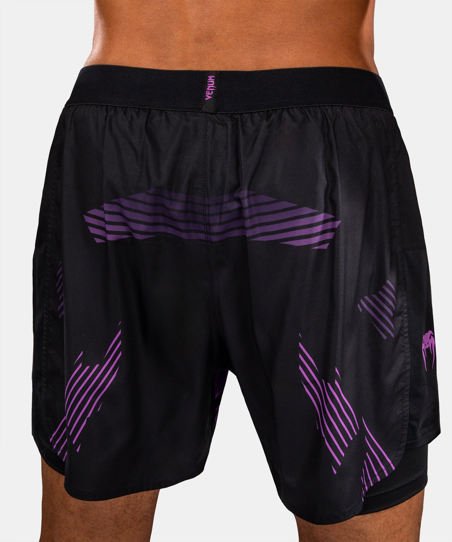Venum Kompressionsshorts No-Gi 6.0 – Sort/Lilla