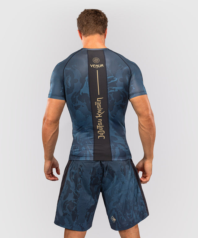 Venum Rashguard Fushiguro Krátké rukávy – Modrý