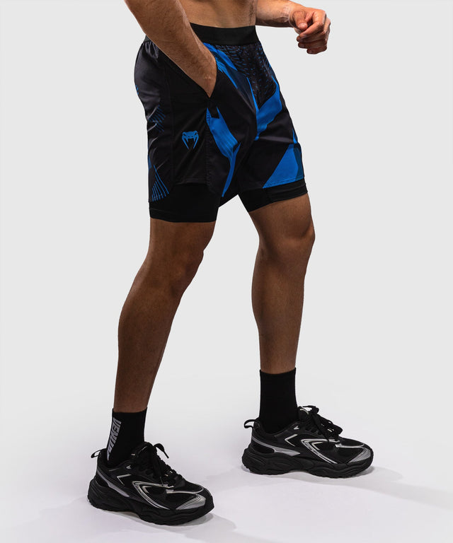 Pantaloncini a compressione Venum No-Gi 6.0 – Nero/Blu