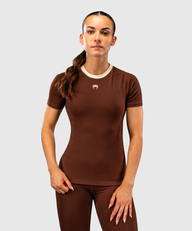 Venum Viper Rashguard Short Sleeves Women's - Brown