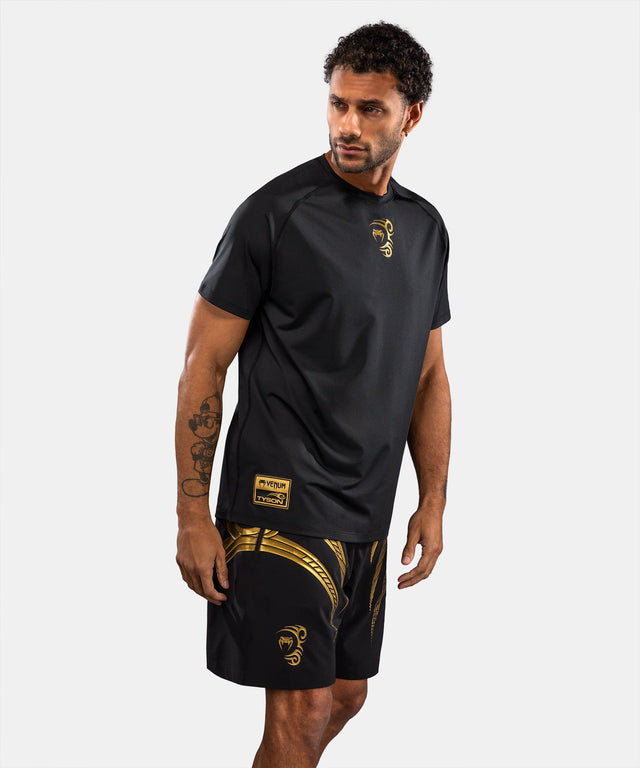 Tricou Venum x Mike Tyson Tiger Dry Tech – Negru/Auriu
