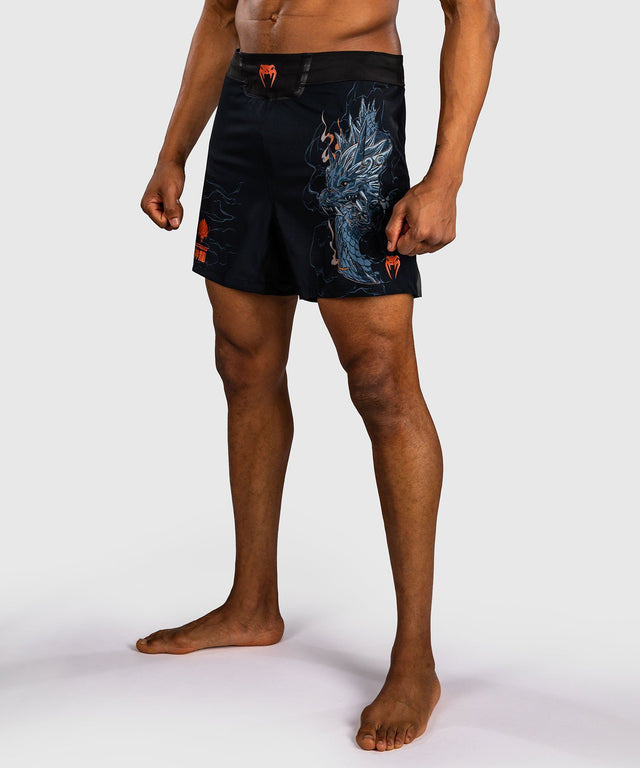 Venum MMA-shorts Thunder Dragon – Sort/Grå/Kobber