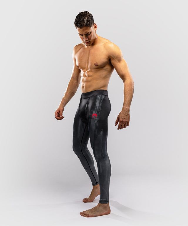 Shorts de compression Venum Demon – Noir/Gris