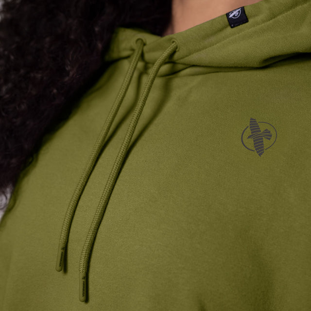 Hayabusa Hoodie Cozy Fleece til kvinder - Olivengrøn