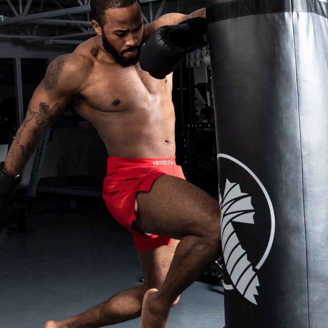 Pantaloncini Muay Thai Hayabusa Arrow – Rosso