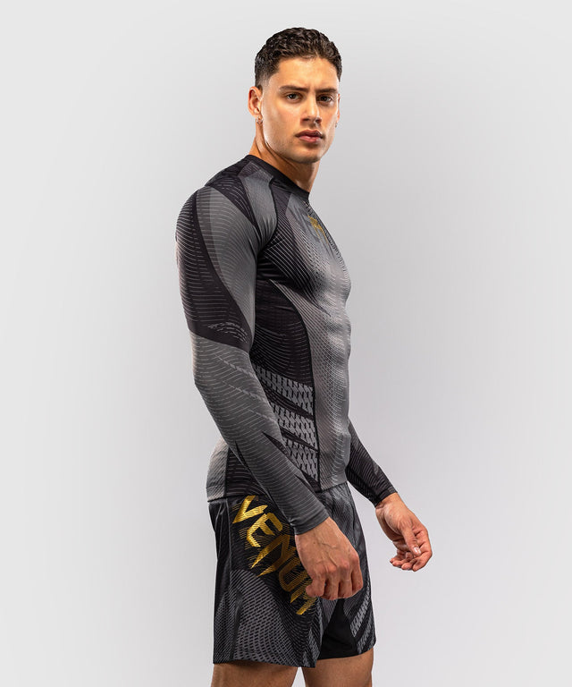 Venum Rashguard Galactic 3.0 Lange Mouwen - Zwart/Goud