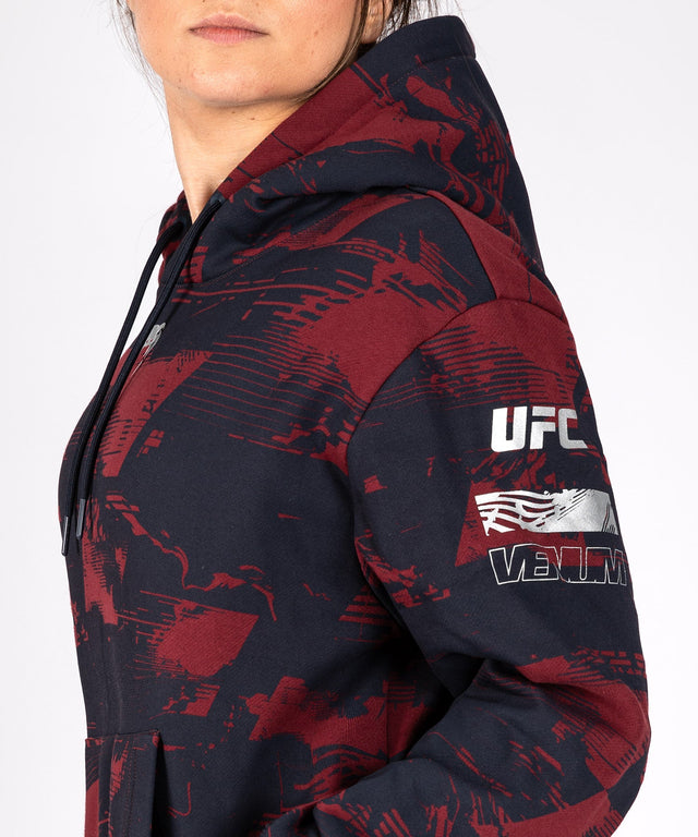Venum UFC Hoodie Zenith Dam - Marinblå/Bordeaux/Silver