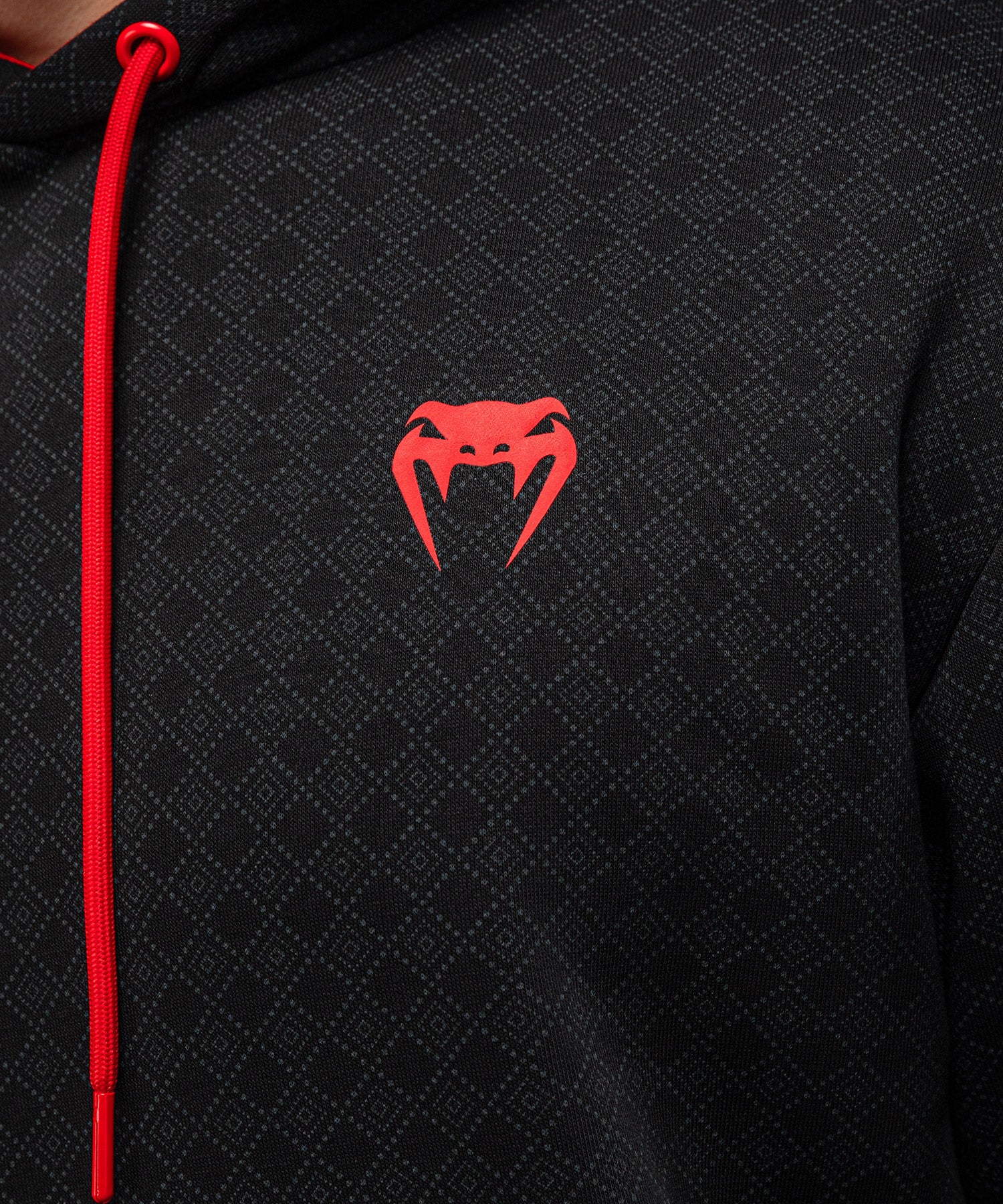 Venum Hoodie x Roger Gracie – Černá/Červená