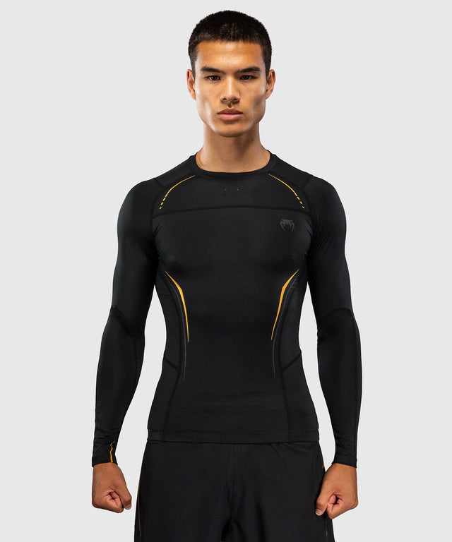 Rashguard Venum G-Core Maniche Lunghe – Nero/Oro