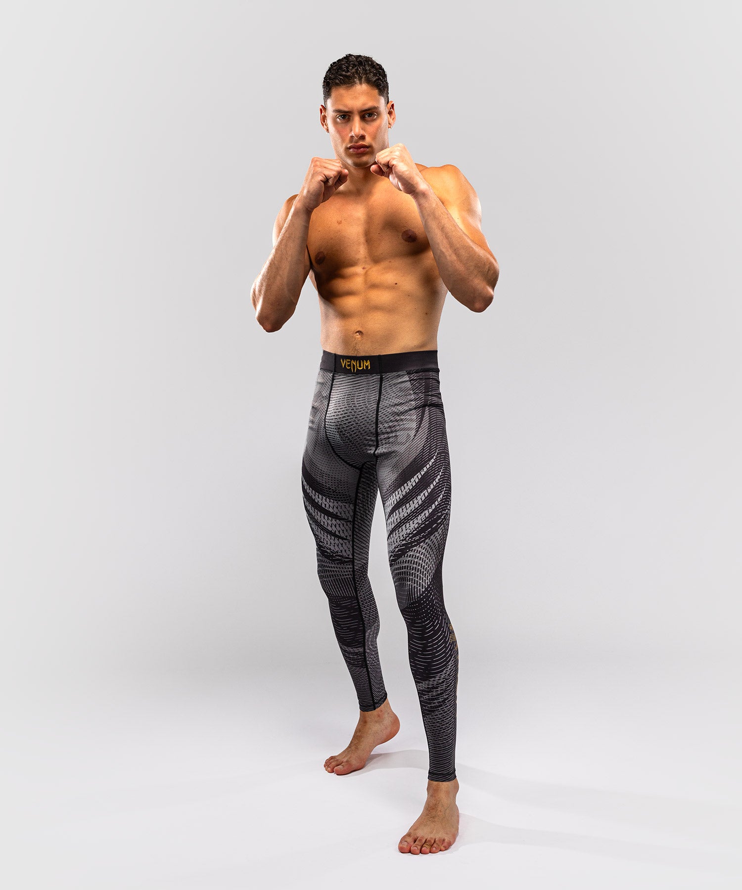 Pantaloncini a compressione Venum Galactic 3.0 – Nero/Oro