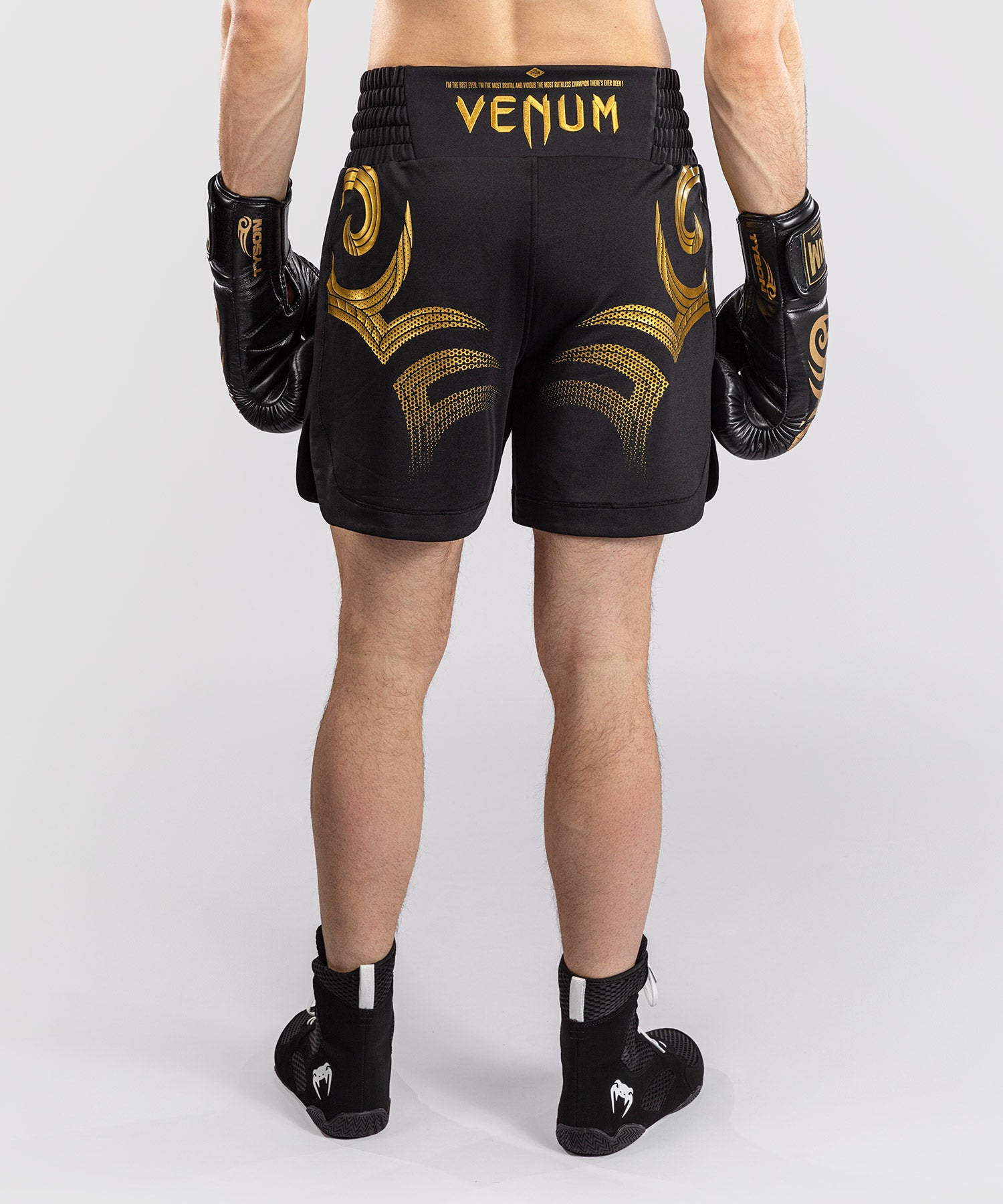 Venum x Mike Tyson Tiger Bokseshorts - Sort/Guld