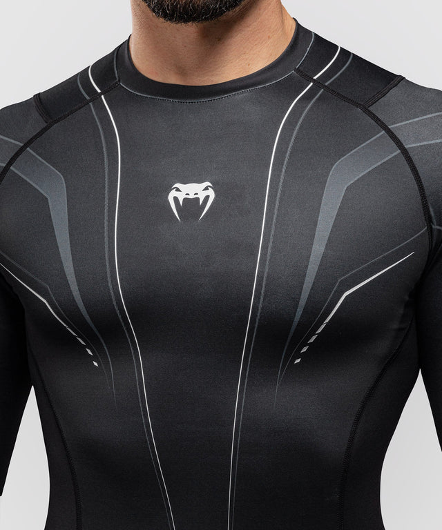 Rashguard Venum Streamline Maniche Lunghe – Nero/Bianco