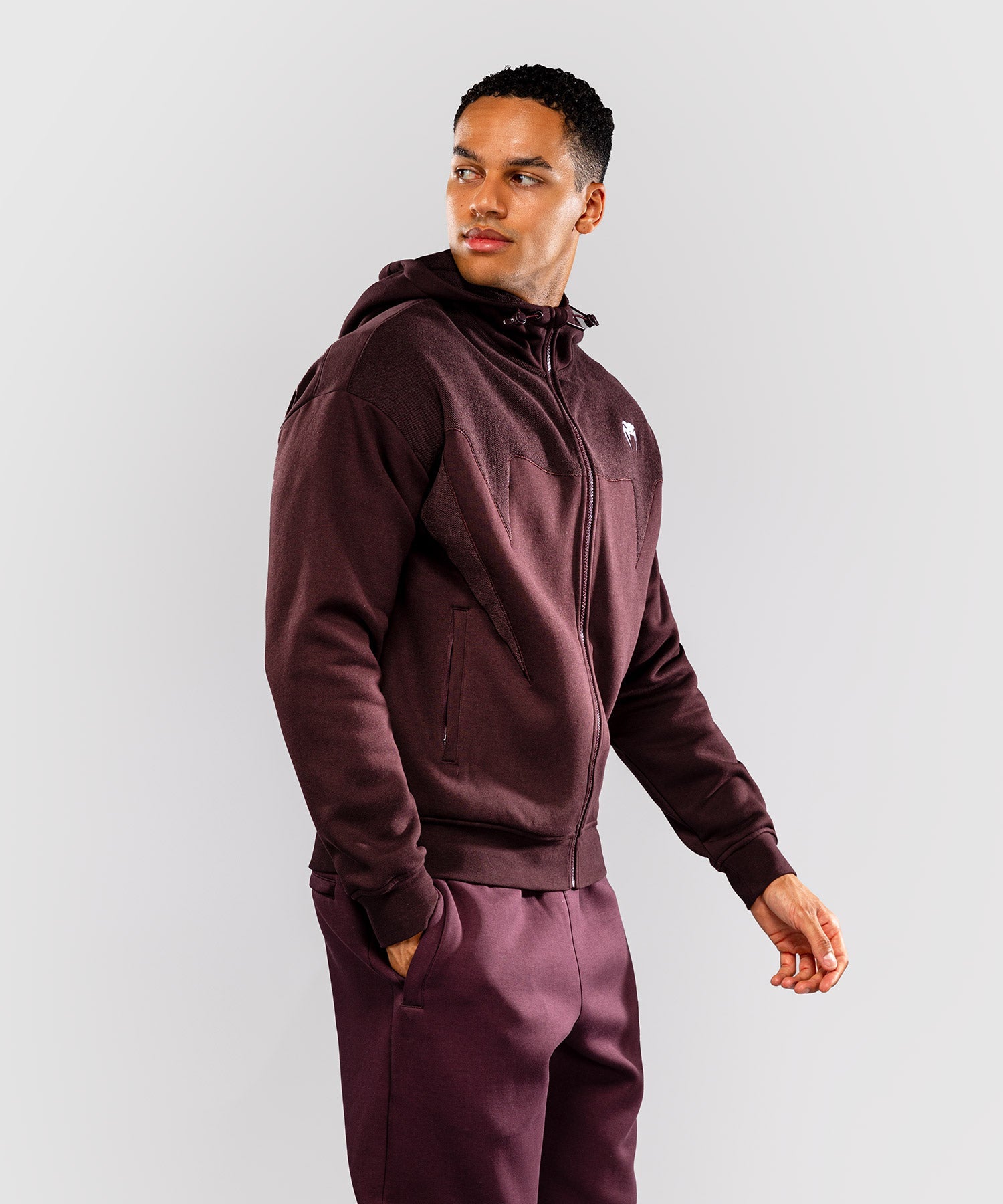Venum Trainingsjas Attack Fleece & Weave - Bordeauxrood