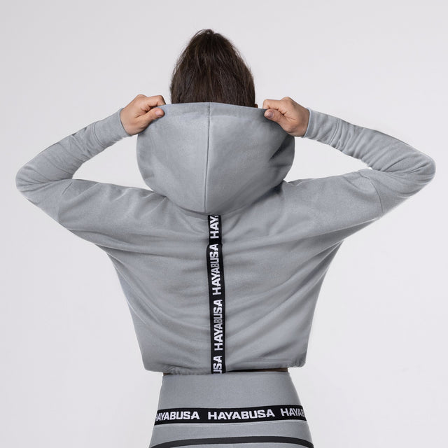 Hayabusa Hoodie Cozy Fleece til kvinder - Grå