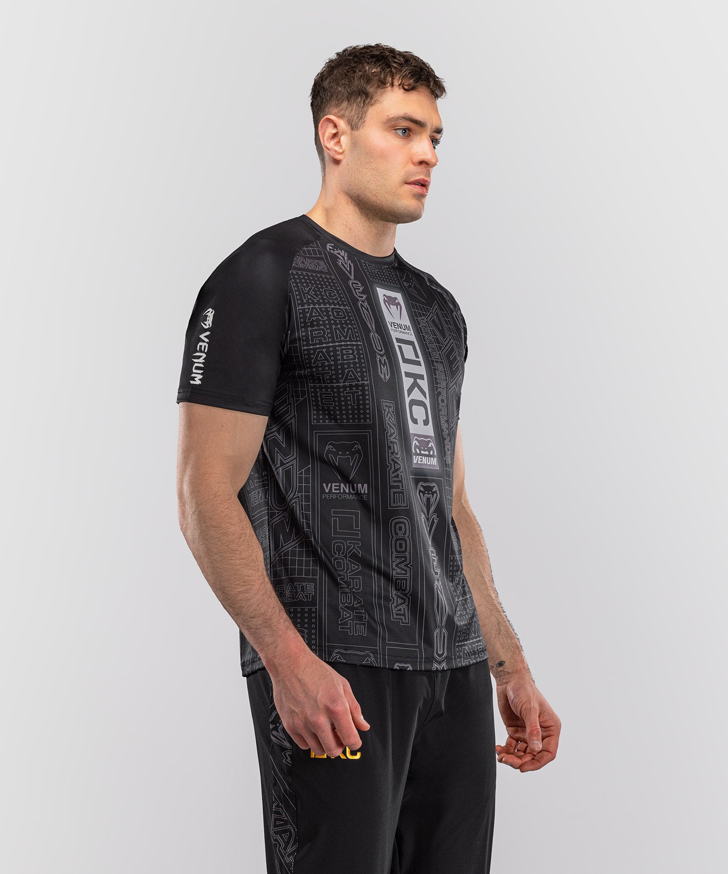 Venum Tank Top Karate Combat Dry Tech - Sort/Grå