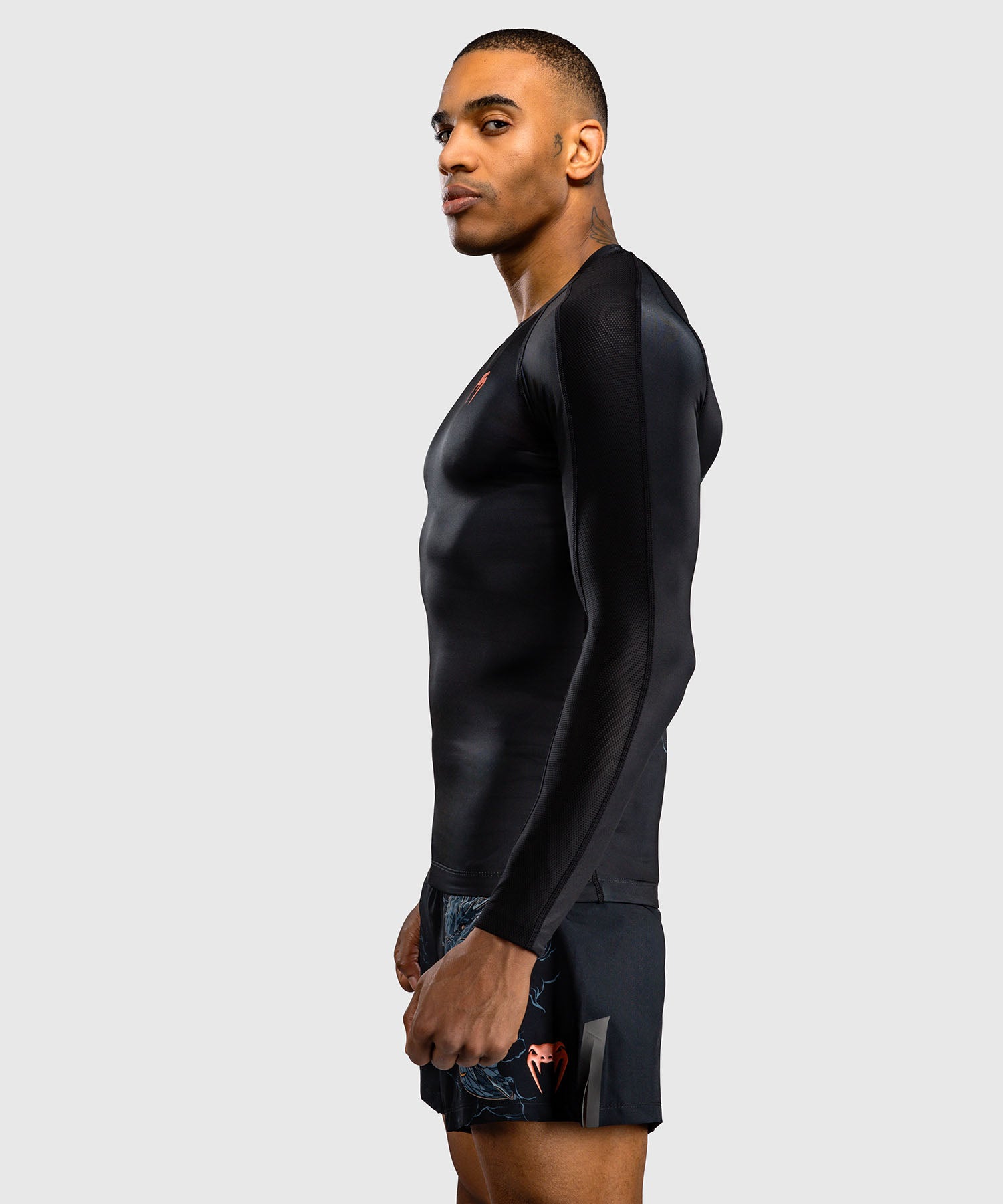 Rashguard Venum Thunder Dragon Maniche Lunghe – Nero/Grigio/Rame