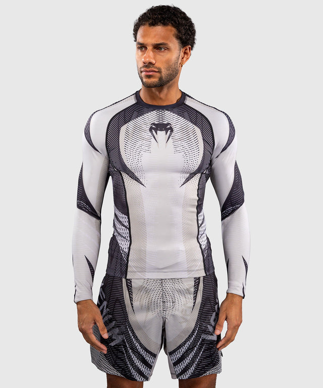 Venum Rashguard Galactic 3.0 Mâneci Lungi - Alb Crem/Negru