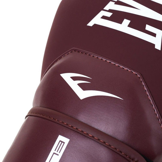 Everlast Elite 2 Boxhandschuhe – Bordeaux Rot