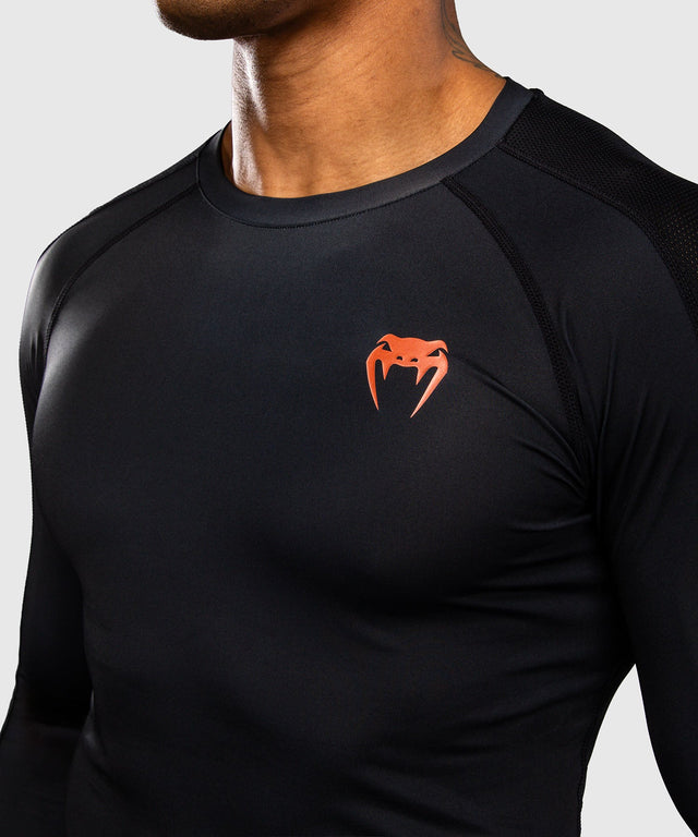 Rashguard Venum Thunder Dragon Maniche Lunghe – Nero/Grigio/Rame