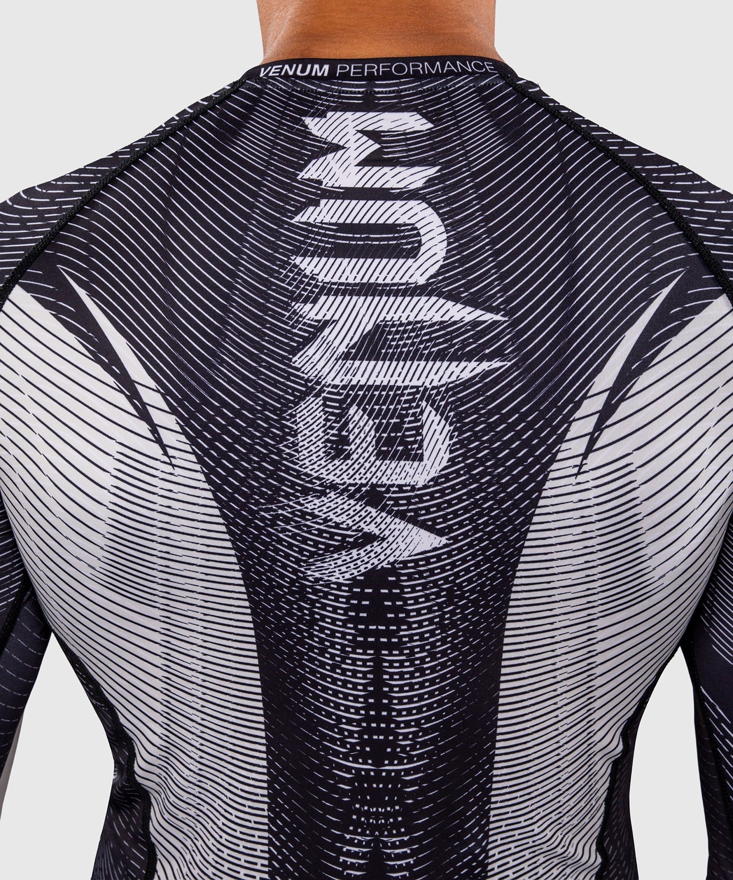 Venum Rashguard Galactic 3.0 Mâneci Lungi - Alb Crem/Negru