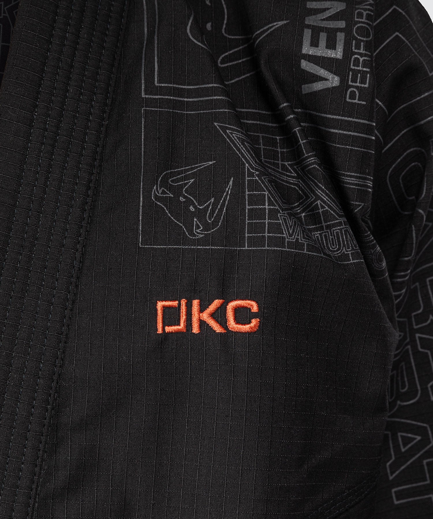 BJJ kimono Venum x Karate Combat – Černá/Šedá