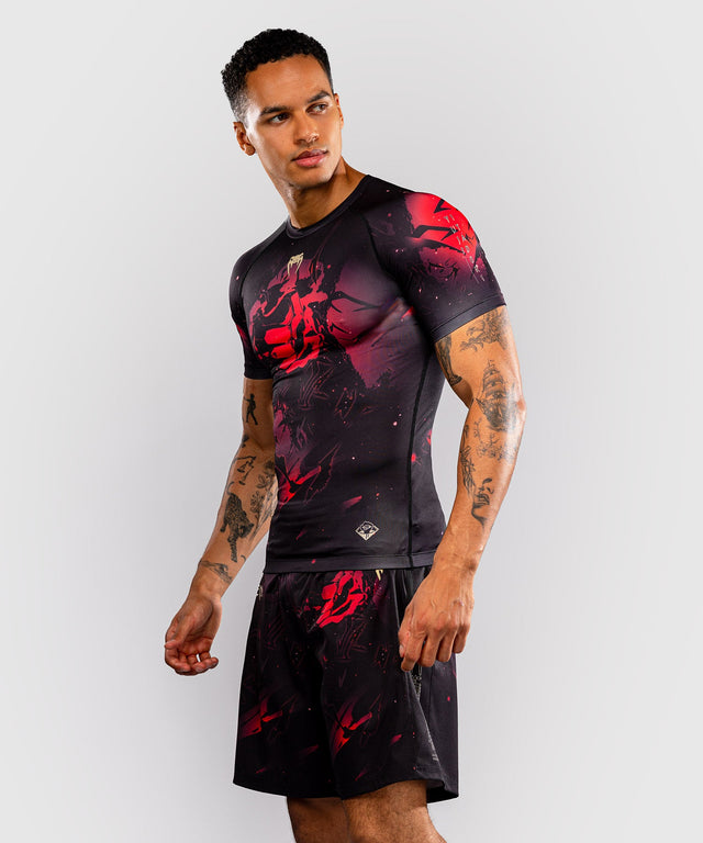 Rashguard Venum x Jujutsu Kaisen Itadori – Černá/Červená