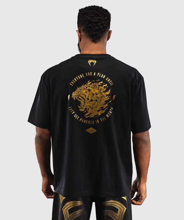 Camiseta Venum x Mike Tyson Tiger – Negro/Oro