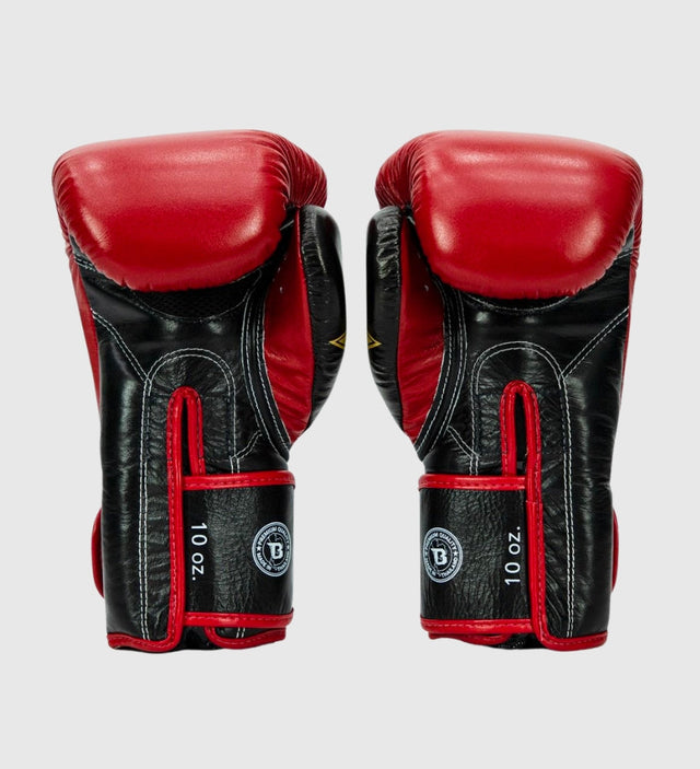 Fairtex Boxhandschuhe FXB V2 – Rot/Schwarz/Gold – Boxhandschuhe