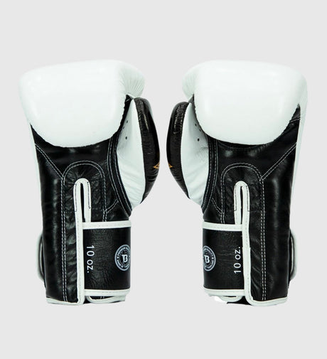 Guantes de boxeo Fairtex FXB V2 – Blanco/Negro/Oro