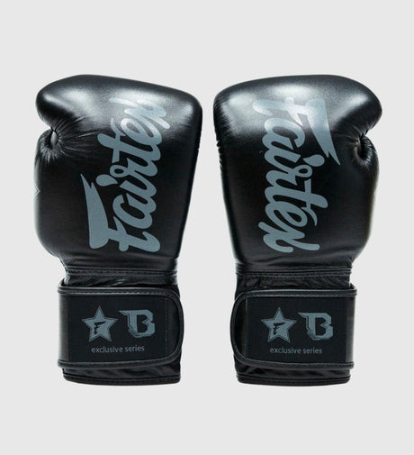 Guantes de boxeo Fairtex FXB V2 – Negro/Gris