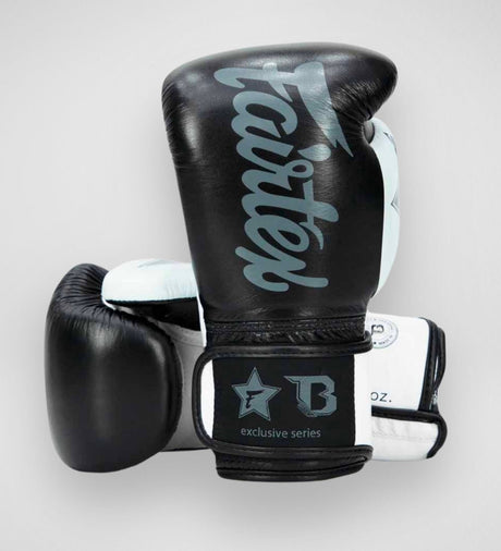 Guantes de boxeo Fairtex FXB V2 – Negro/Gris/Blanco