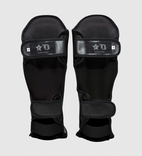 Espinilleras Fairtex FXB – Negro/Gris