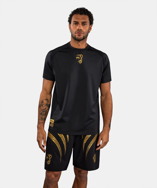 Tricou Venum x Mike Tyson Tiger Dry Tech – Negru/Auriu