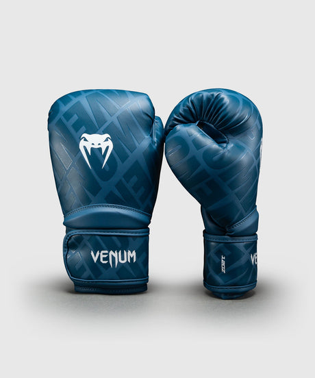 Gants de boxe Venum Contender 1.5 XT 3D – Bleu marine - vue de côté