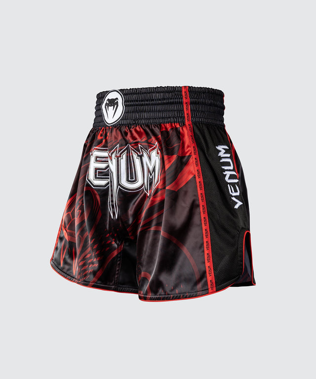 Venum Calções de Muay Thai Crimson Viper 2.0 – Preto/Vermelho