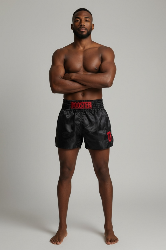 Spodenki Muay Thai Booster TBT Core – Czarne