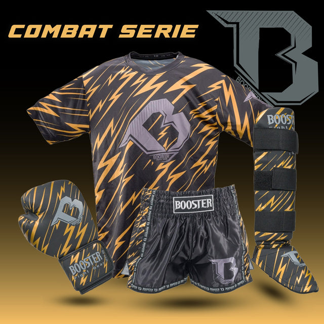 Booster Trička Combat Series Dětské - Černé