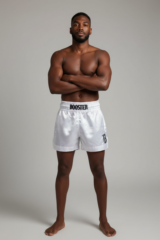 Spodenki Muay Thai Booster TBT Core – Białe