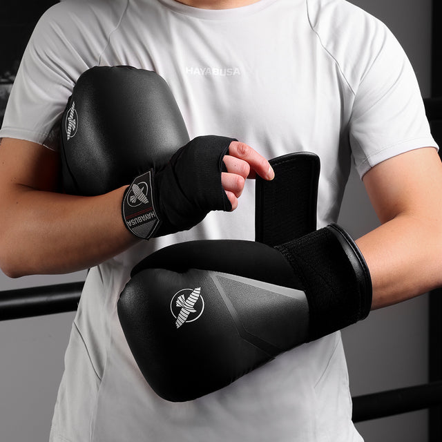Gants de boxe Hayabusa E1 – Noir/Gris