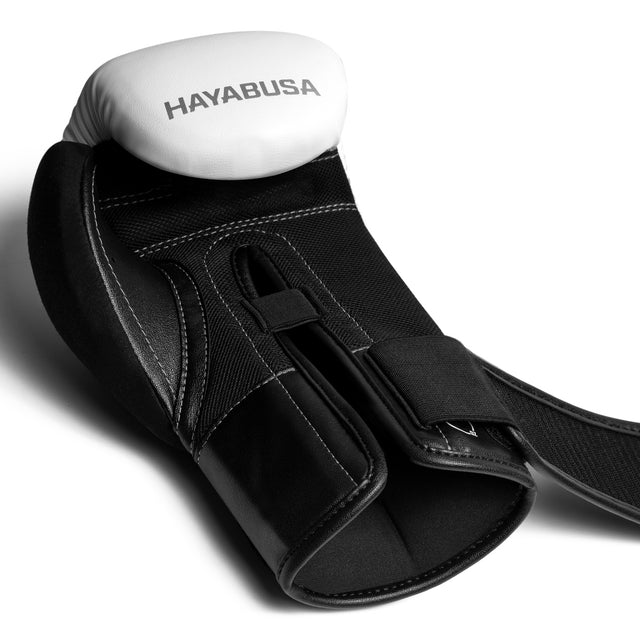 Hayabusa Boksehandsker E1 – Hvid/Sort/Sølv