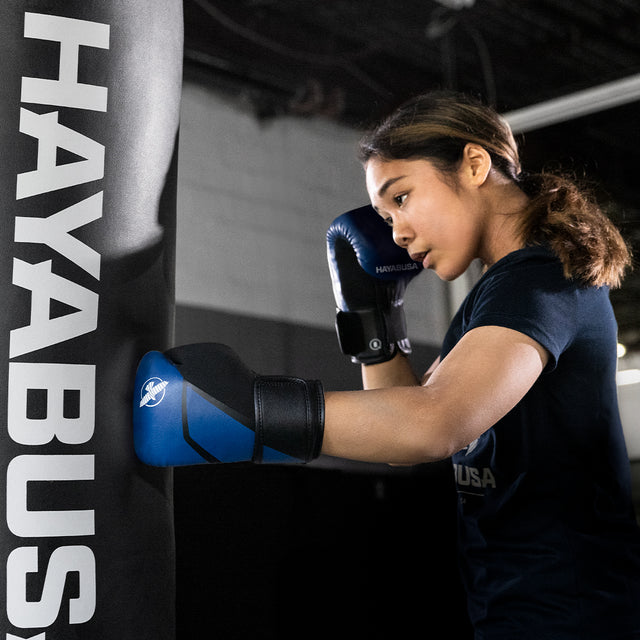 Hayabusa Boksehandsker E1 Børn – Blå/Sort