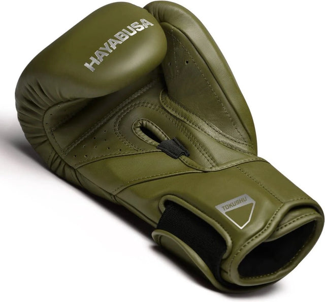 Mănuși de box Hayabusa T3 Kanpeki – Verde măsliniu