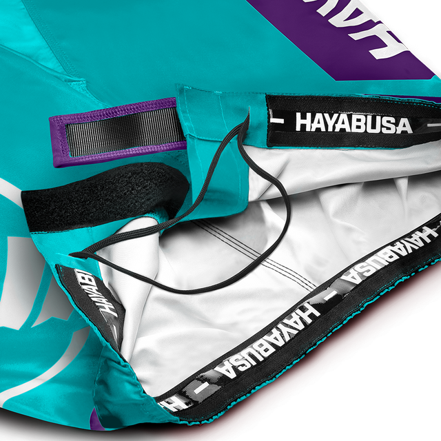 Hayabusa MMA-shorts Icon Lang - Oceangrøn