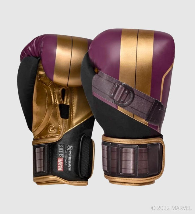 Luvas de boxe Hayabusa Batroc – Roxo/Ouro/Preto