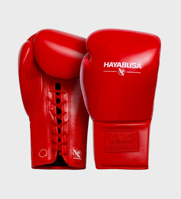 Hayabusa Boksehandsker Pro Boxing Snørebinding - Rød